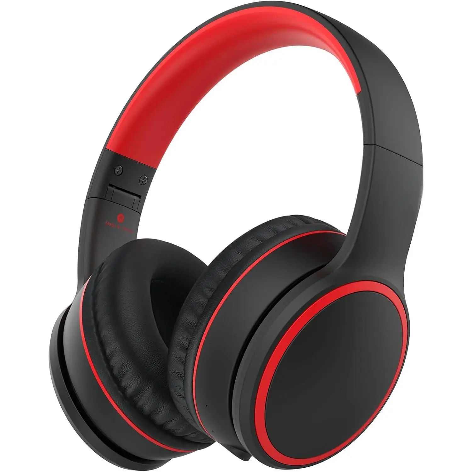 F-HPS03  B10 Bluetooth Headphones Over Ear, 2 EQ Music Modes(Normal/Bass) and 50H Playtime Wireless Headphones with Mic, Lightweight Folding HiFi Stereo Headset for iPad/Travel/Tablet/PC/Home (Black)