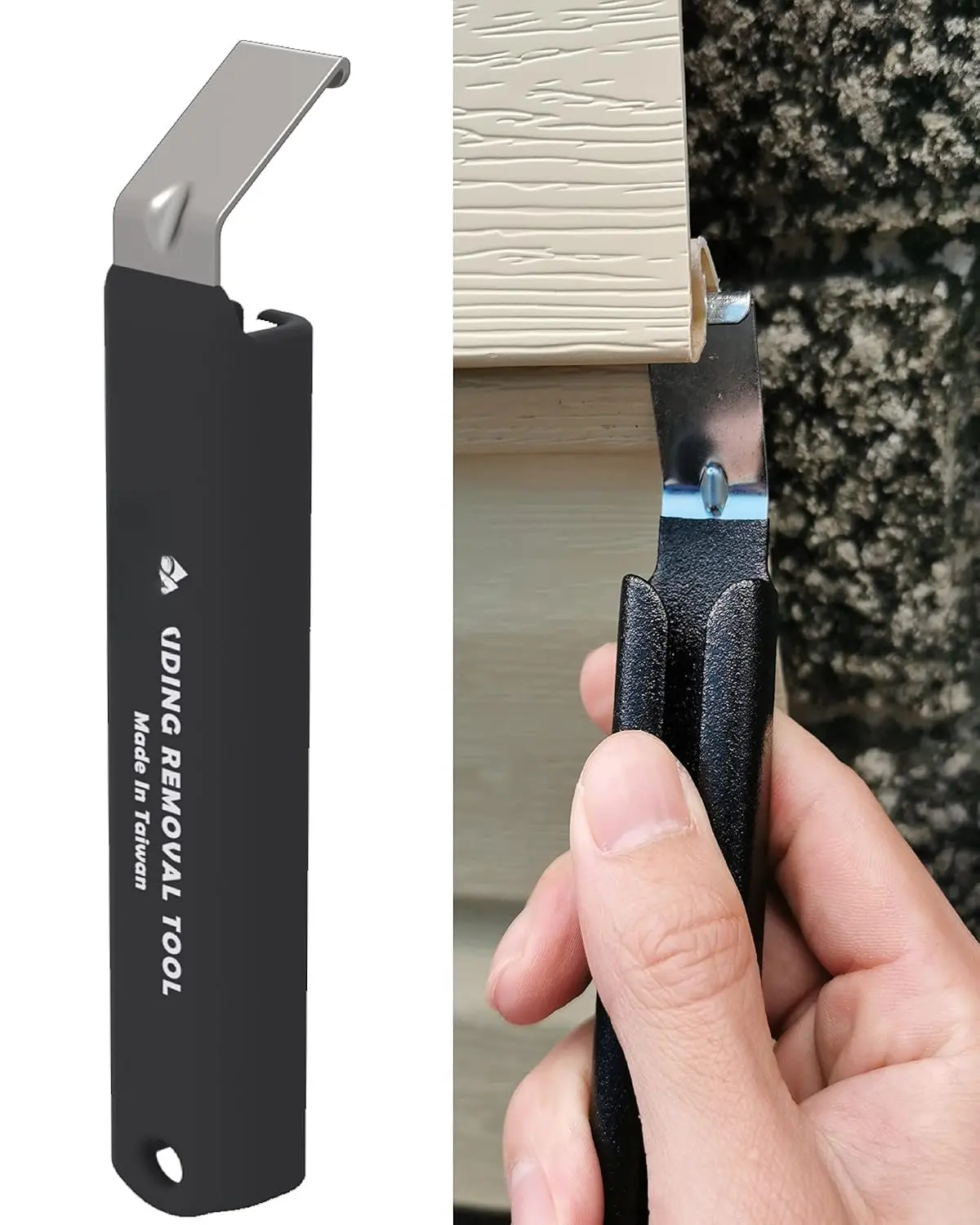 Vinyl Siding Tools 1 Pack 7 Inch Heavy Duty Vinyl Siding Repair with Durable Steel, Vinyl Siding  for House Siding Installation, Avoid Damaging Vinyl Siding (1)