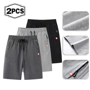 2026 new fast drying loose five quarter sports casual pants for men, versatile thin knitted high-quality shorts