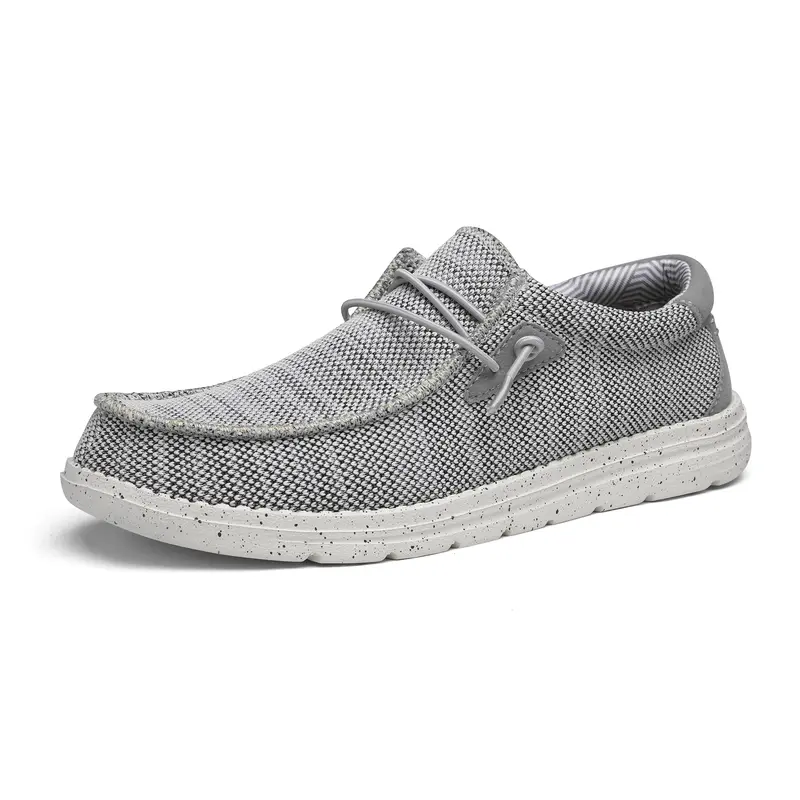 BRUNO MARC Men's Slip-On Easy Breezy Loafers - Low Profile Round Toe, Lightweight Breathable Fabric Walking Shoes, All-Seasons Casual Lace-Free Comfort Footwear for Students