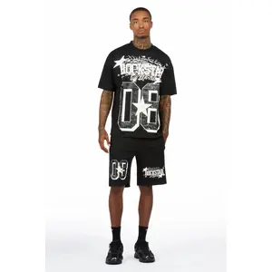 Allstar Black/White T-Shirt Short Set