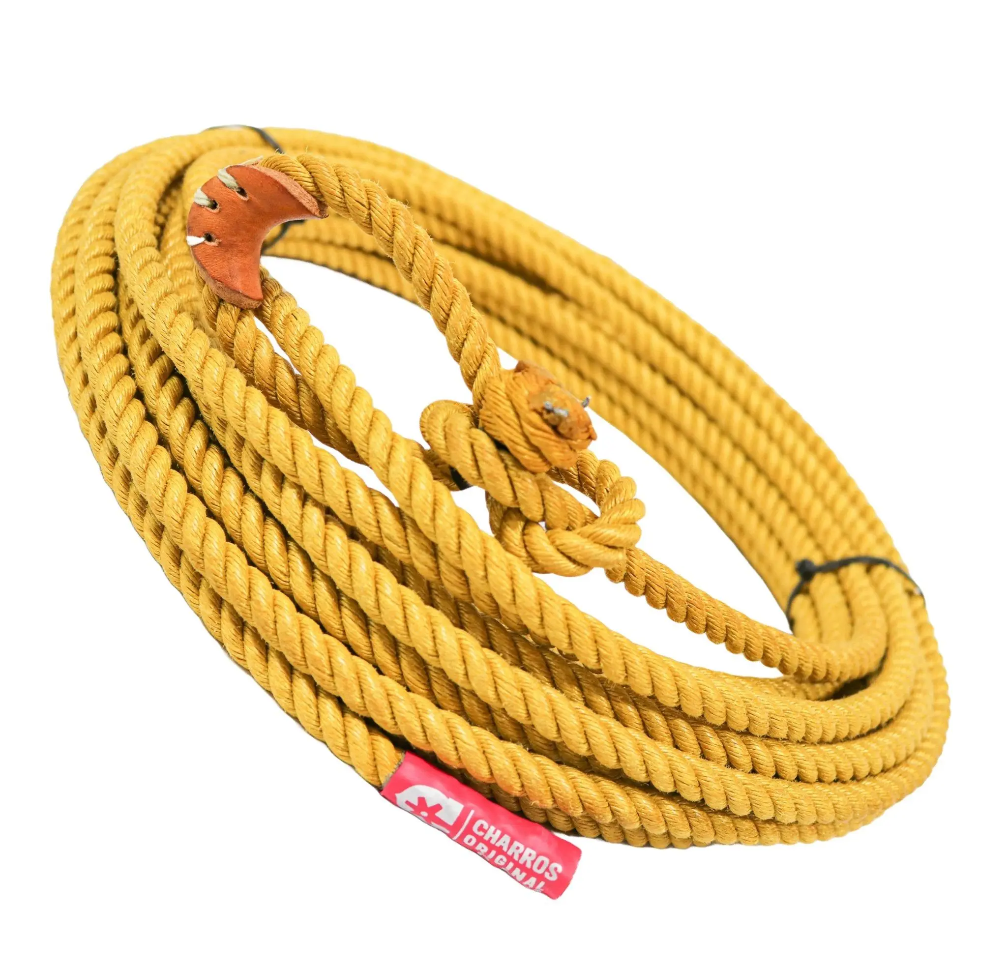 50 Ft Poly Nylon 11mm Lead Rope Yellow Soga De Plomo