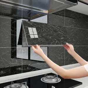 Luxury Faux Marble Peel and Stick Wall Tiles 11.8"x23.6" (30x60cm) - Upgraded Thickened Self-Adhesive Backsplash, Waterproof, Oil-Proof, Anti-Collision Wall Decals for Kitchen, Bathroom, Living Room DIY Home Decor & Cabinet Upgrade
