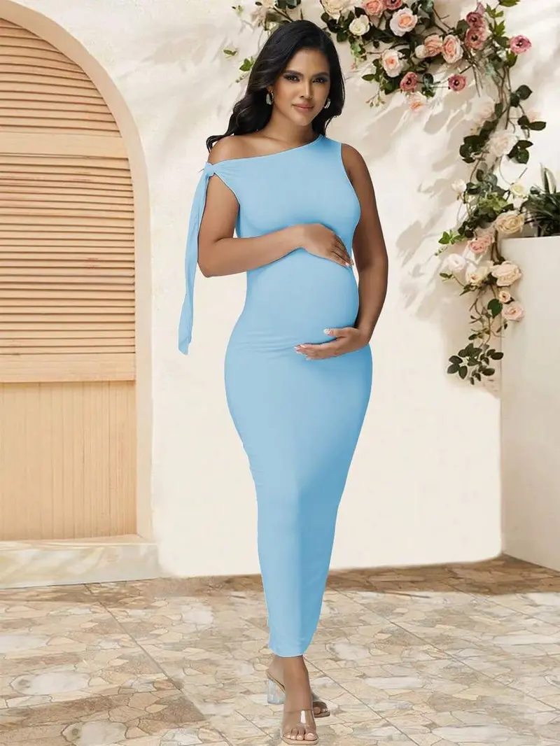 blue dress maternity - TikTok Shop