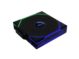 Lian Li UNI Fan TL LCD 120 Wireless - Single Pack - Controller Not Included - 2.4 GHz Wireless Control  - Infinity Mirror Design - LCD Display - Controller requesd for use. - Black (12TLLCD1W1B)