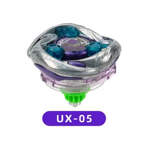 BEY X UX Series UX-05 Abyssal Octopus Shark Endurance Gyro, Durable Tentacle-Shaped Blades, Silver-Purple-Blue Color Scheme Abyssal Octopus/Kraken Theme Design, Anime Design 4.8 cm (1.88 in) Children's Gift Collectible Toy