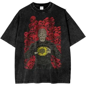 Pinhead Hellraiser Halloween Horror Vintage Tee | Trendy Streetwear, Limited Edition Gift for Fans