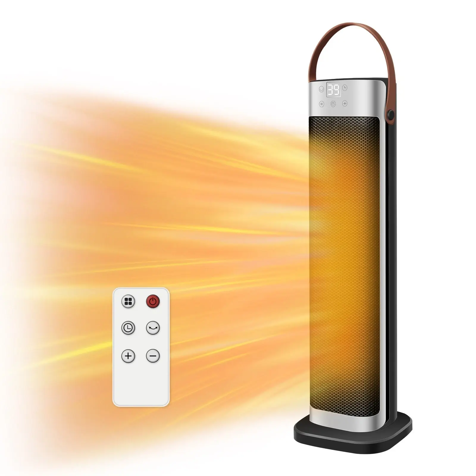 1500W Portable Electric Space Heater - Quick-Heat Fan for Garage, Living Room, Dorm, Office, Basement | TikTok Viral #WinterEssentials