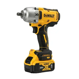 DEWALT DCF900NT 20V MAX Brushless 1/2in Impact Wrench 1898Nm Breakaway Torque LED,High Power Lithium Impact Wrench,Compact Cordless Impact Drill Set,Professional Grommets Hand Tool Set