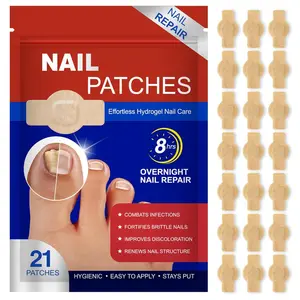 21 Count/bag Nail Health Care Patches, Toenail FungusTreatment Extra Strength,Nighttime Nail Repair forDamaged,Fungal Nail Patches,Discolored Nails,Nail HealthCare Patches,Suitable for Solving Fungal Nails and Other NailProblems.