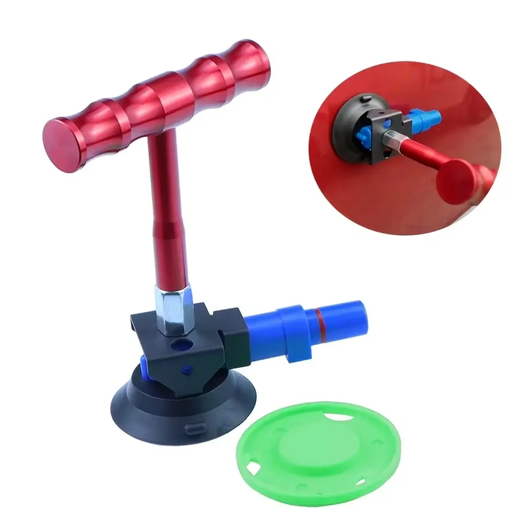 Car dent repair tool set, easy-to-use dent repair tool, T-shaped handheld suction cup body dent repair tool, suitable for car, truck, DIY body dent repair tools