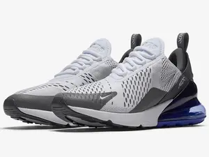 Nike Air Max 270 White Grey Violet AH8050-107 Men's Shoes NEW