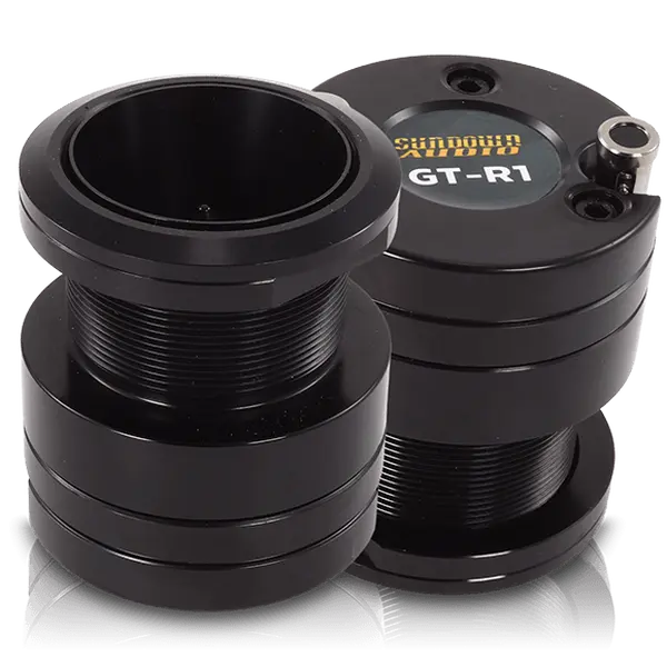 Sundown Audio GT1R8 GT-R1 Custom Compact Crystal Super Tweeter Speaker, 100W RMS 8-Ohm Wired High-Efficiency Low-Profile Multi-Tweeter Automotive Component for Car Audio Installation