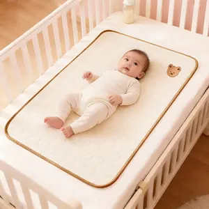 Reusable Washable Baby Diaper Changing Pad, Soft Breathable Leak-Proof Matress Protector, Suitable for Women & Pets, Cribs