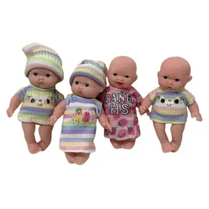 5-Inch PVC Plush Doll, Early Education Toy for Kids, Soft Rubber Doll, Birthday and New Year Gift for Little Girls