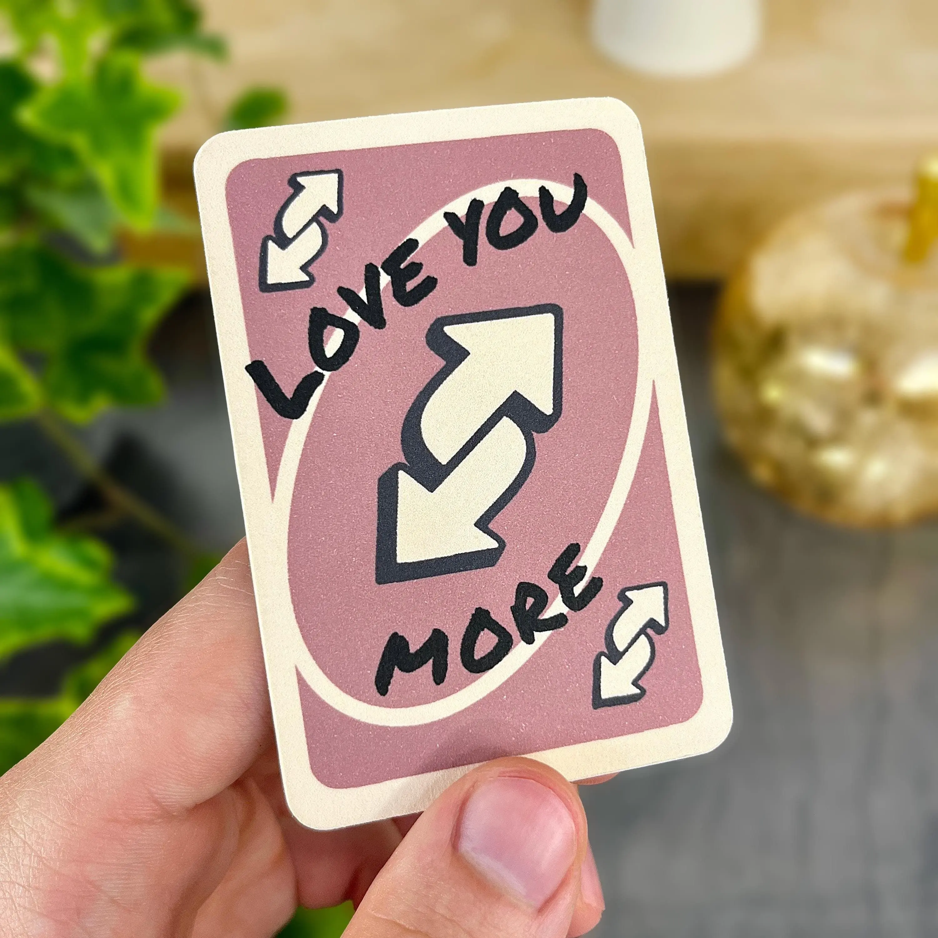 uno reverse love you more card - TikTok Shop