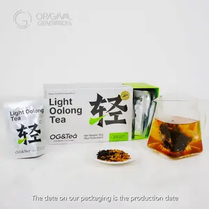 2.0 Wloss Tea Light Oolong 60g（6g×10packs）With Black Oolong Barley Brown Rice Tartary Buckwheat