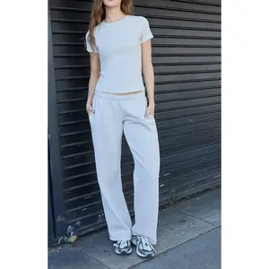 John Galt Women's Cement Anastasia Baggy Sweatpants