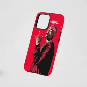 Tupac Shakur Rapper Iphone Series Phone Case, Legend Rap Phone Case