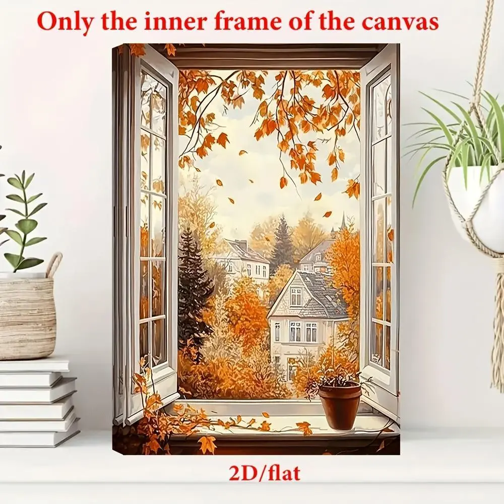 Large Framed Canvas Abstract Art - Hangable Multi-Size Home Decor, Room Decor for Office & Modern Spaces, Ready to Hang, Easy Hanging