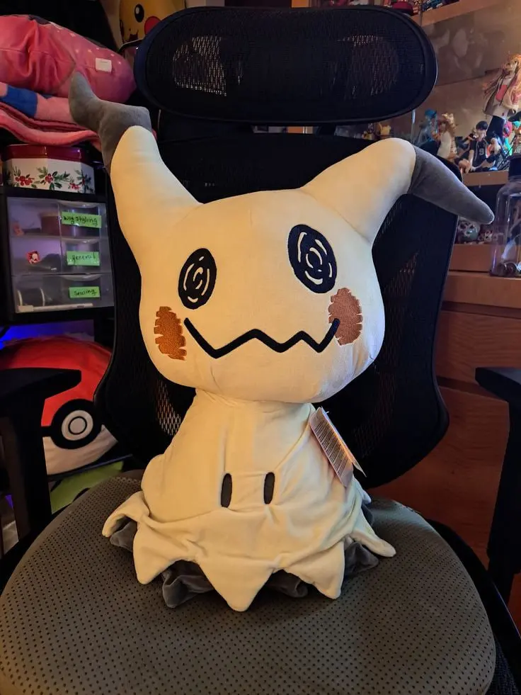 Mimikyu Cosplay Plush Toy - Collectible Soft Stuffed Animal Cartoon Character Doll, All Star Collection Home Decor Doll Ornament Gift