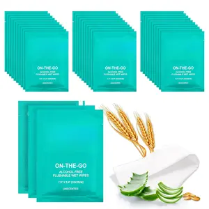 100 count Wet Wipes Flushable Wet Wipes Individually Wrapped Travel Unscented Wet Wipes Flushable Toilet Tissue Travel Wet Wipes for , Hands,  Cleaning, Portable Size, Ideal for Daily Use