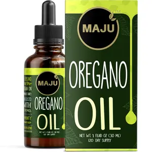 MAJU Oregano Dropper for Seasonal Wellness, Lab Verified 50% Stronger, 90%+ Carvacrol, 1 oz Bottle, Palatable Taste, Edible Herbal Supplement, Natural Healthcare Fitness Dietary