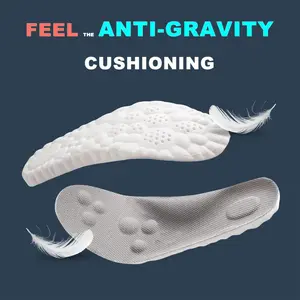 Soft Elastic Breathable Shoe Insoles, Lightweight and Soft Insoles for Comfortable and Non Tiring Feet Footwear Bedroom,Sweat Absorbent, Dry Foam