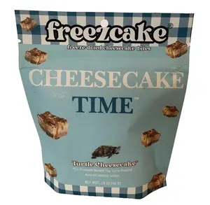 Freezcake Freeze-Dried Cream Cheese Cheesecake Bites - Turtle Flavor, 2 oz Snack Pack, 24-Month Shelf-Stable, Portable, Convenient Quick Dessert for Travel (Room Temp & Cupboard-Friendly), Convenience
