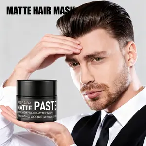 Yanyutong Men's Hair Clay 100g Matte Finish Matte Texture Strong Hold Long-Lasting Volume Natural Look Not Heavy Haircare Styling Matte Paste