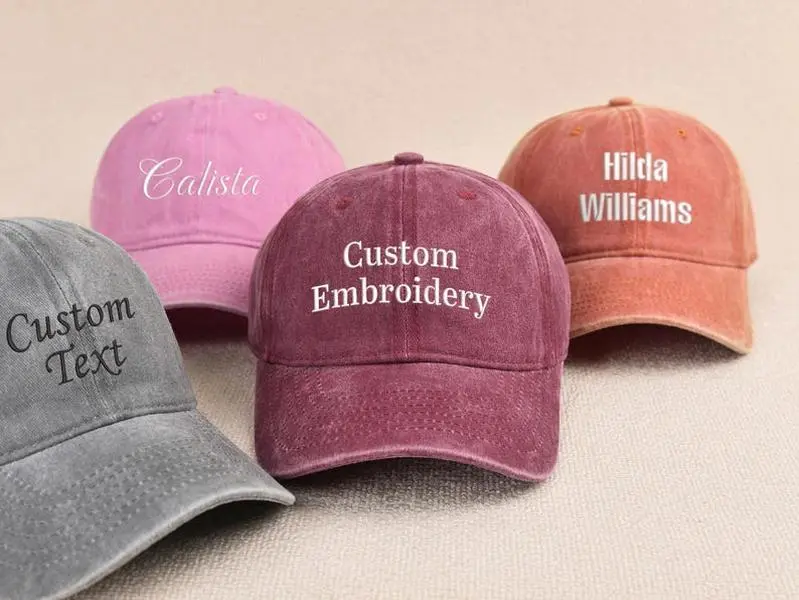 Personalized Baseball Cap | Custom Embroidered Dad Hat | Birthday Party Gift