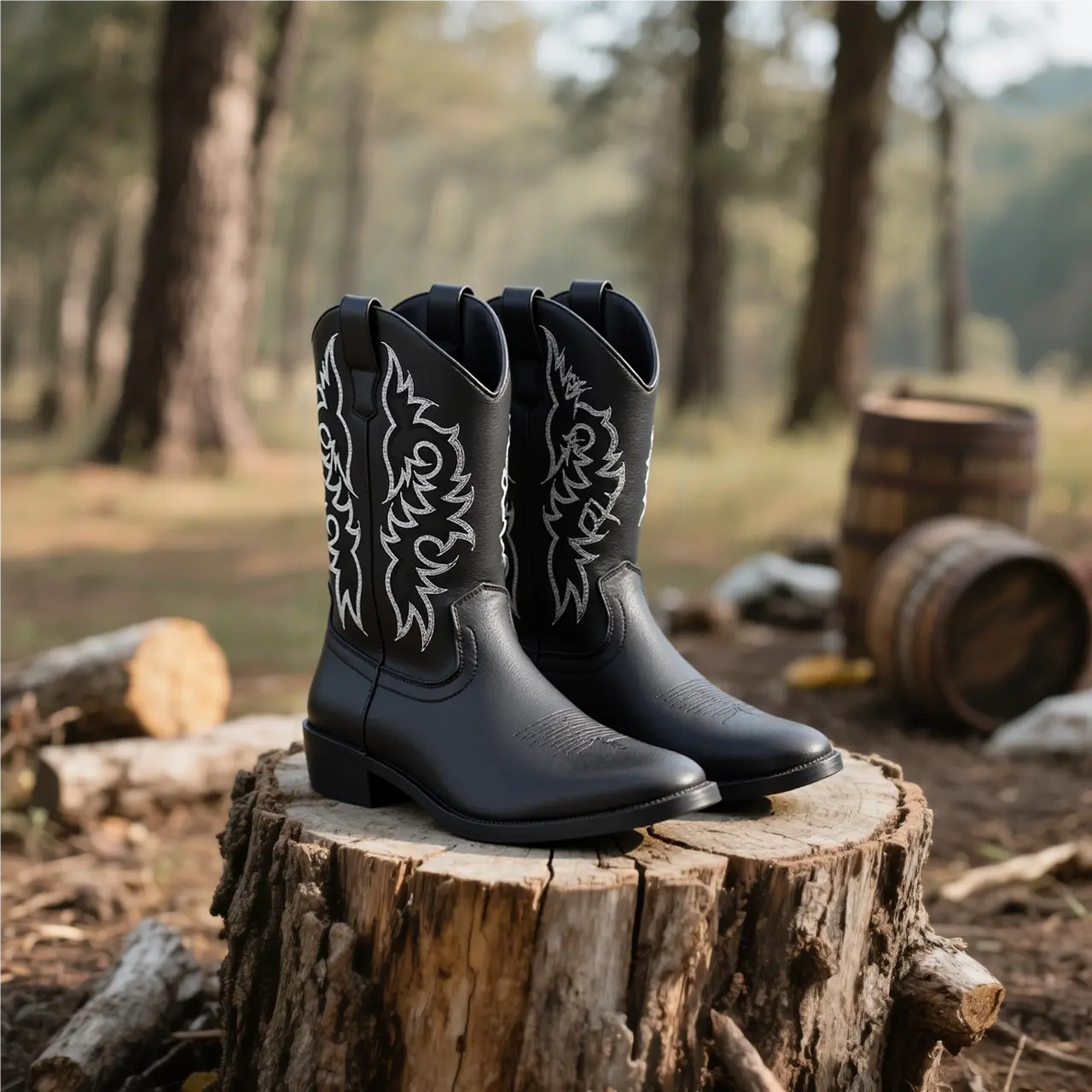 western boots men Men's Pointy Retro Embroidery High Cowboy Boots Fashion Desert Western Boots Footwear Walking Shoes Comfort pointed denim boots plus size cowboy boots tall tops riat men para caballero men western cowboy Vintage Western High-Top Cowboy