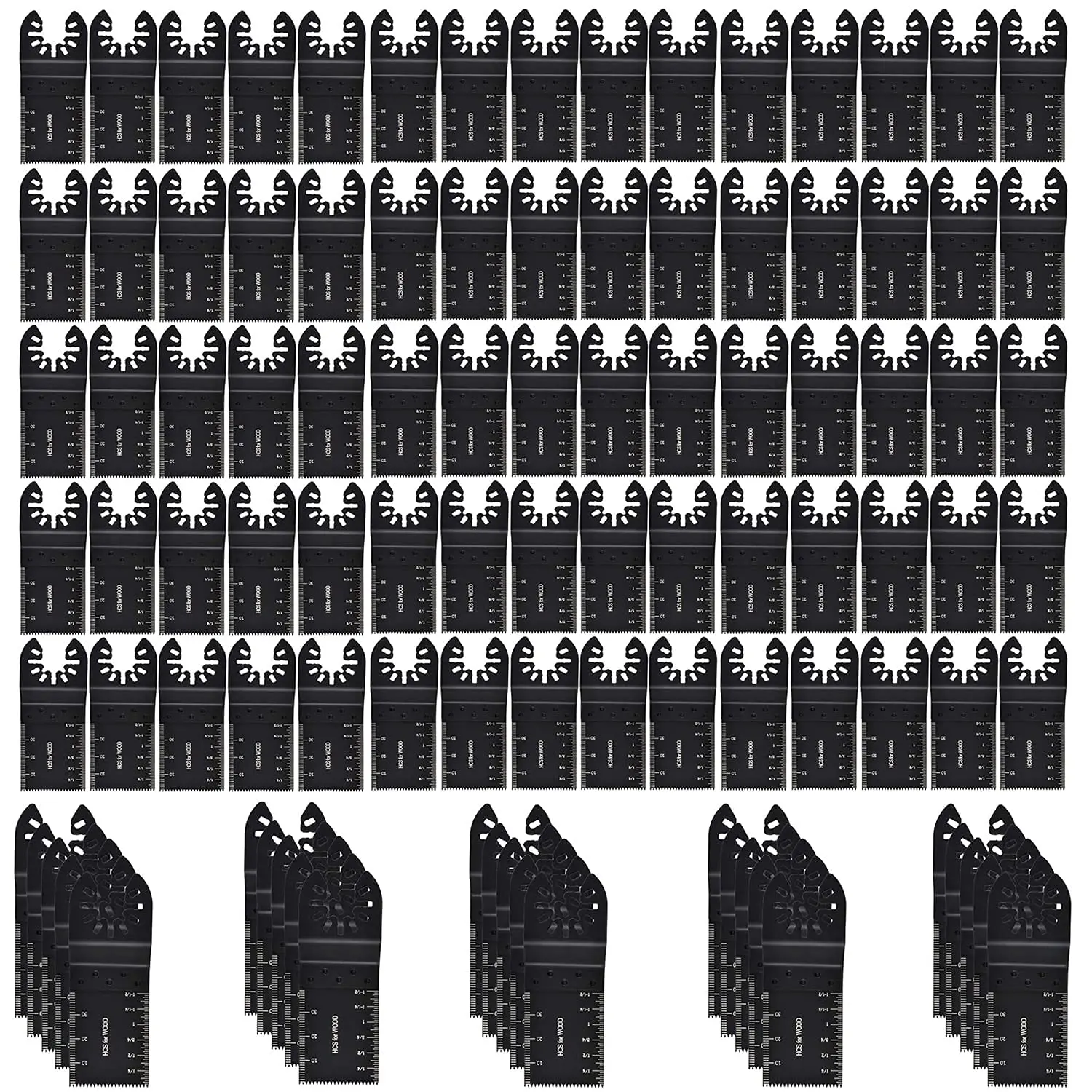 Professional Universal Oscillating  , Multitool ,Quick Release Durable Oscillating Tool,Multi Tool  Fit All Models, 100 count