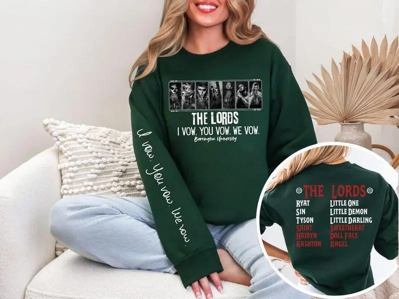 The Lords Book Series Sweatshirt T shirt Hoodie, Shantel Tessier Merch,Bookish Merch, Books