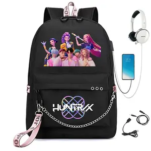 KPOP Print Middle School Student Large Capacity Backpack