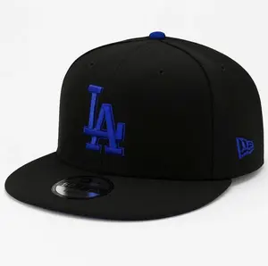 LA Dodgers Baseball Cap – Adjustable MLB Snapback Hat with Embroidered LA Logo, Flat Brim Streetwear Hip Hop Fashion for Men Women, Urban Casual Outfit TikTok Trend