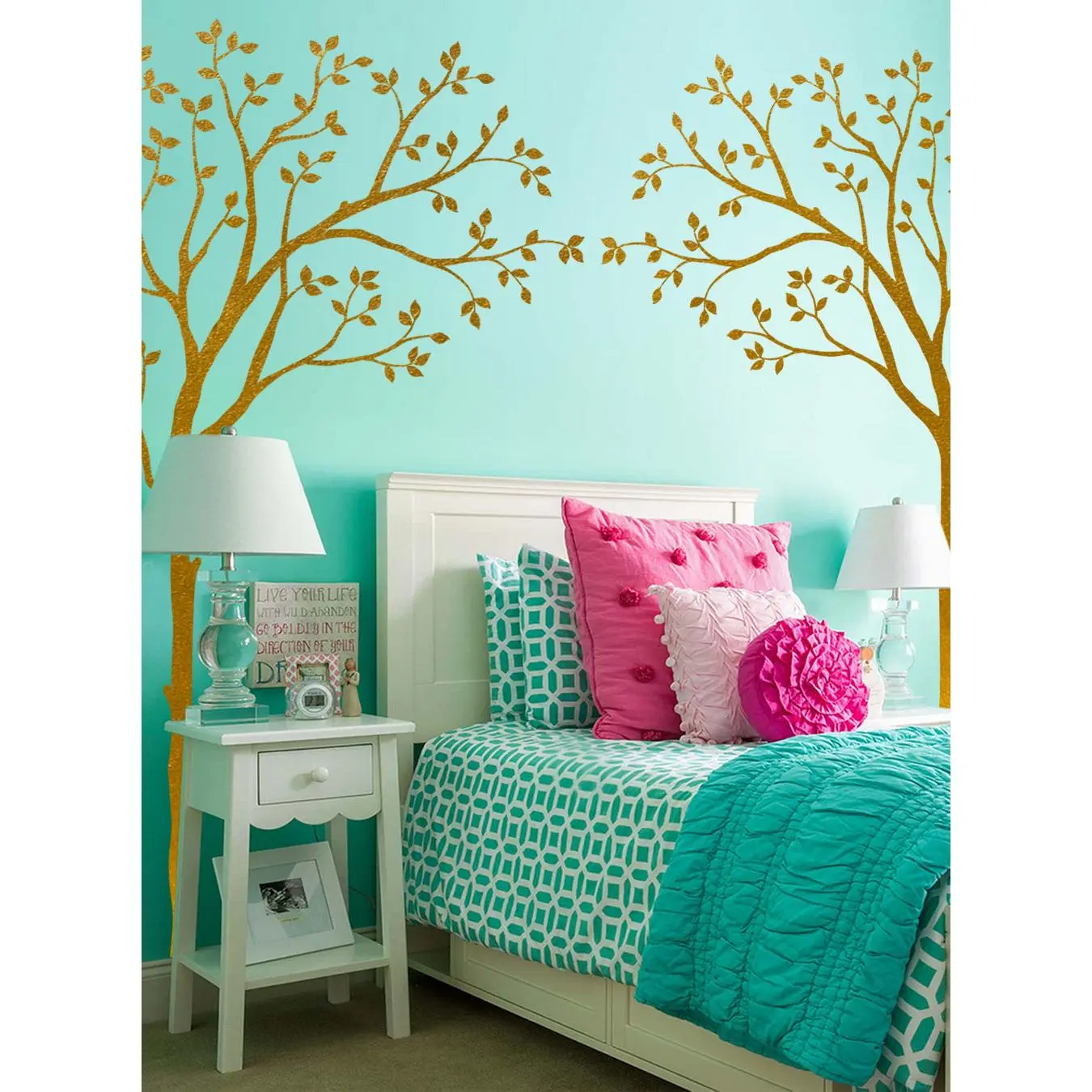 Bed Canopy Tree Wall Decals