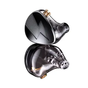CLE CLO CC10, 5BA 5 Driver in Ear Monitor, Supports tuning，HiFi Wired Earbuds, Gaming Earbuds, Hybrid IEM Earphones with Stainless Steel Faceplate, Detachable Cable for Musician