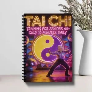 10-Minute Tai Chi for Seniors Over 60: 21-Day Progressive Plan to Regain Balance, Prevent Falls, Maintain Independence, Exercise Guidance | Illustrated Practice, Large Print for Easy Home Practice