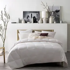 【Responsibly Sourced summer blanket】【Three Geese】 Goose Down duvet 100% Organic Cotton 25% Down King Size 106x90 Fluffy & Warm Original Cotton Cover,Machine Washable-#TikTokShopSpringGlowUp