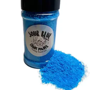 SOUR Blue Raspberry Candy Powder - Sweet Snack