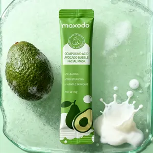 Maxodo avocado foam facial mask, with salicylic acid to gently exfoliate and deeply clean pores and remove blackheads