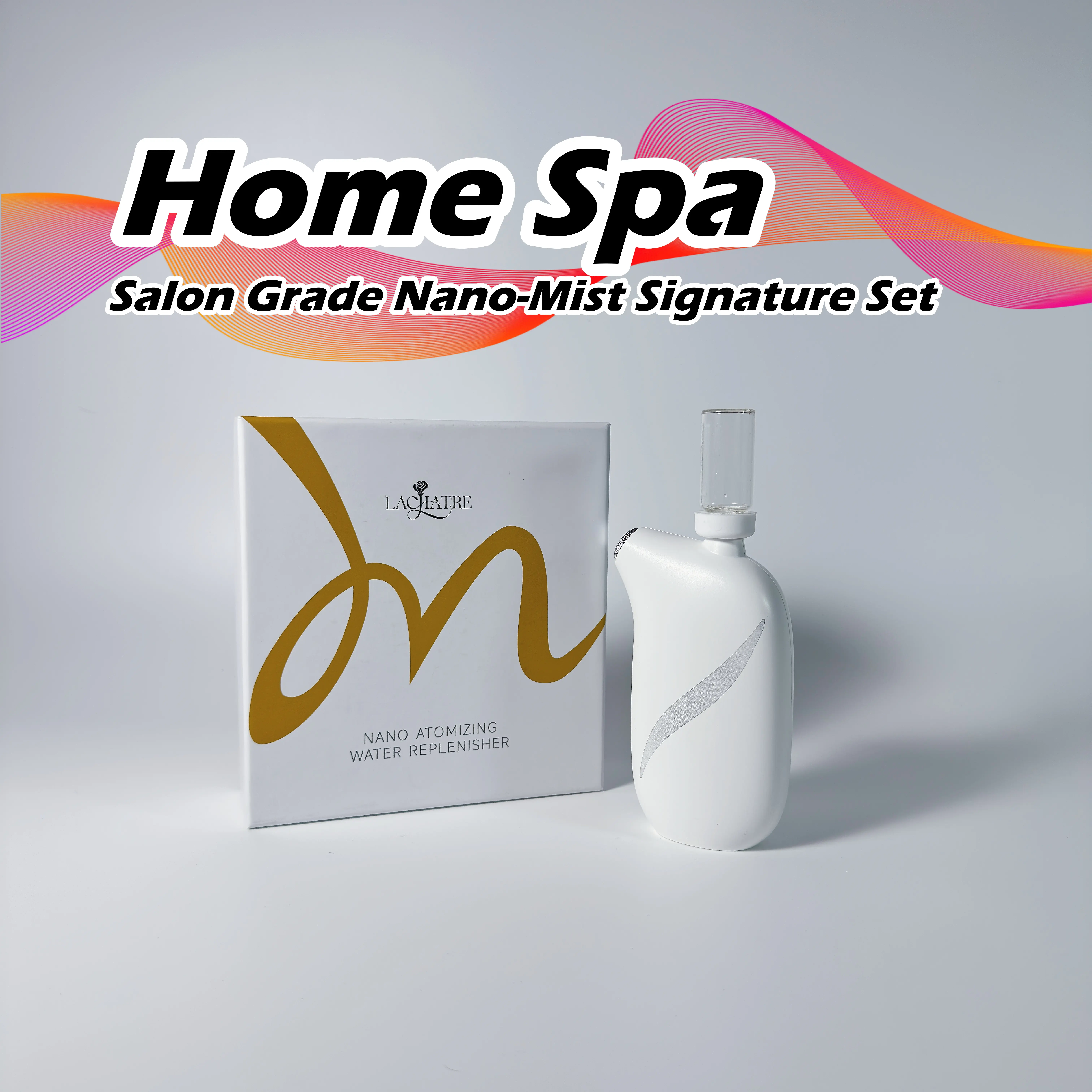LACHATRE BEAUTY: Home Spa Signature Set Combine with EcoOrb Anti-Aging Serum & Nano-Mist with Niacinamide or Retinol or Centella Asiatica for Elasticity Enhancing Moisturizing Repairing Day & Night Skincare Beauty Kit SummerVibes K-Beauty