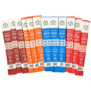 12-Piece FireCreek Snacks Sampler Pack - Original Flavor Pack - Includes Teriyaki, Original, Kicker, Sweet Heat BBQ Meat Sticks