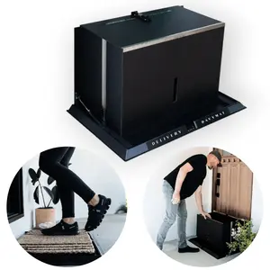 Davymat Delivery Locker - Secure Package Delivery with Patented Doormat Lockbox