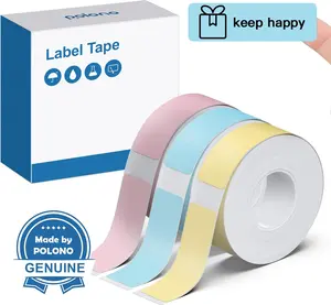 Genuine P31S and P21 Printer Label Maker Tape, Adapted Label Print Paper, 14x40mm(0.59"x1.57"),180 Tapes/Roll