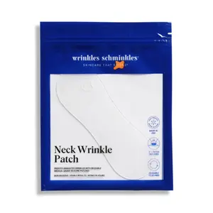 Wrinkles Schminkles Neck Wrinkle Patch - 100% Medical Grade Silicone - Softens & Refines Neck Lines & Tech Neck - Overnight Smoothing & Hydrating Treatment - Made in the USA