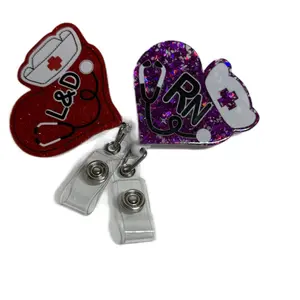 Acrylic Badge Reel - Live Claims