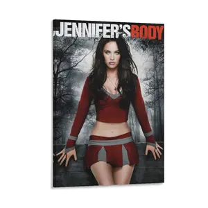Jennifer's Body (2009) Movie Poster. Elevate Room Aesthetic. Picture Canvas Print. Decorative Print for Walls. Poster Canvas Wall Art For Bedroom Decor Bar Office Room Decor Gift