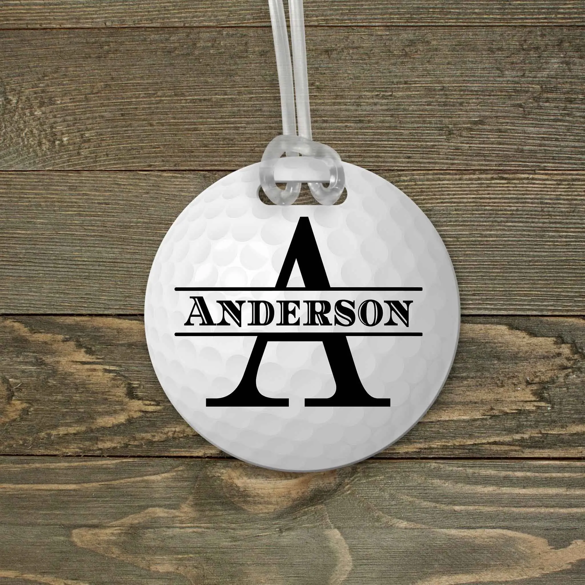 Personalized Luggage Tag | Custom Golf Gifts | Golf Tag | Golf Ball Monogram